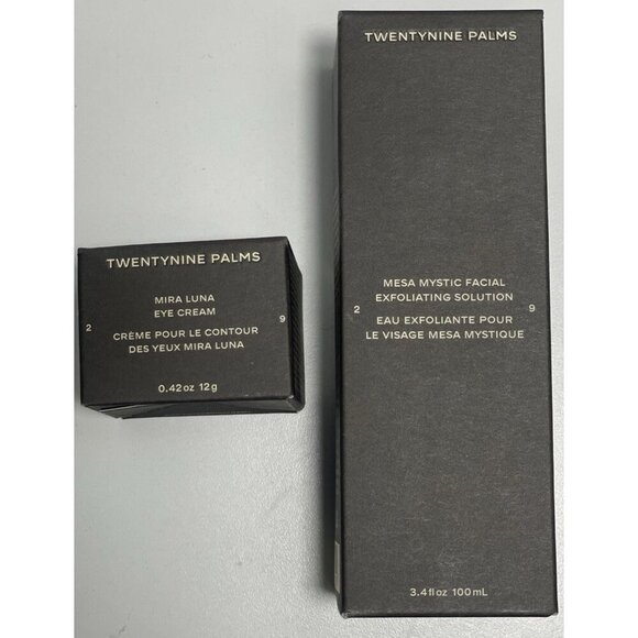 TwentyNine Palms Mira Luna Eye Cream .42 oz & Mesa Exfoliating Solution 3.4fl Oz - Picture 11 of 11